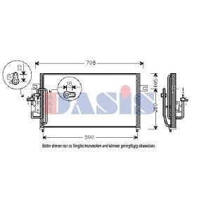 Compre Condensador de ar condicionado de AKS DASIS online para LANTRA II (J-2) a preços moderados