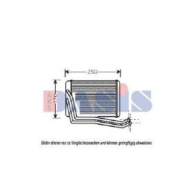 Wärmetauscher, Innenraumheizung 569013N von AKS DASIS günstig für 125,22 € online kaufen