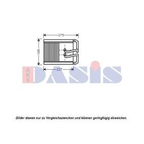 Wärmetauscher, Innenraumheizung 569015N von AKS DASIS günstig für 81,48 € online kaufen