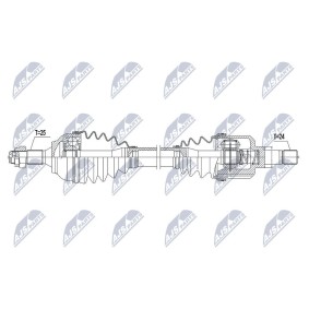 Achetez des Arbre de transmission NTY NPW-CT-109 à prix pour 177,91 €