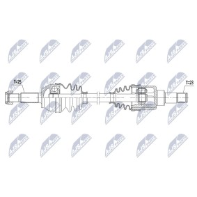 Compre Veio de transmissão de NTY online para KA+ Hatchback (UK, FK) a preços moderados