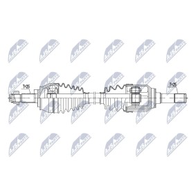 Achetez des Arbre de transmission NTY NPW-FT-049 à prix pour 210,98 €