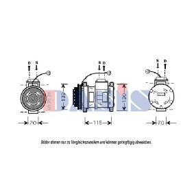 Klimakompressor 851001N von AKS DASIS günstig für 256,95 € online kaufen