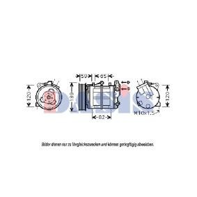Klimakompressor 851825N von AKS DASIS günstig für 408,60 € online kaufen