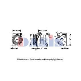 Klimakompressor 851828N von AKS DASIS günstig für 458,16 € online kaufen