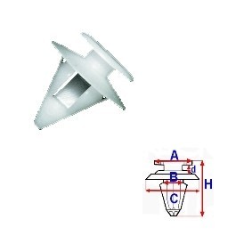 Acquista Clip, Fregio / Modanatura protettiva da ROMIX C10154 a buon mercato per soli 2,11 €
