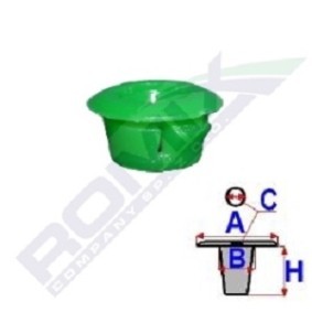 Clip, Zier- / Schutzleiste C50871 SEAT von ROMIX