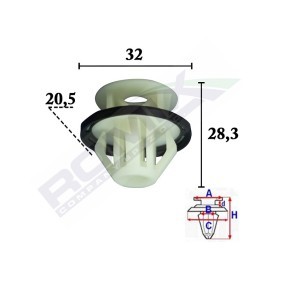 Compre Friso da porta de ROMIX online para CLS (C218) a preços moderados
