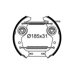 Achetez des Kit de freins, freins à tambours VALEO 554919 à prix pour 108,47 €