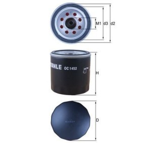 Comprar Filtro de aceite de KNECHT OC 1452 a bajo precio de 12,78 €