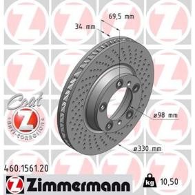 Compre Discos de freno de ZIMMERMANN online para 911 Coupé (992) a precios moderados