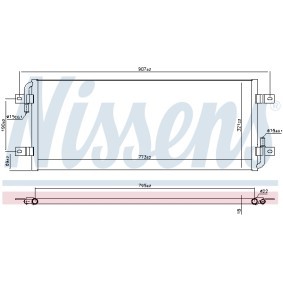 Acquista Radiatore bassa temperatura, Intercooler da NISSENS 606912 a buon mercato per soli 395,68 €