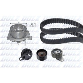 Compre Bomba de água + kit de correia dentada da DOLZ KD181 a um preço baixo por 138,38 €