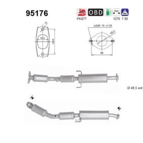Katalysator 95176 von AS günstig für 576,11 € online kaufen