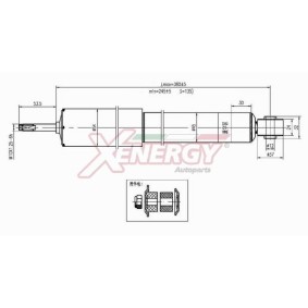 Osta Iskunvaimennin AP XENERGY:llä X102444 edullisesti hintaan 40,69 €