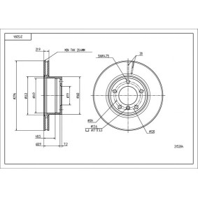 Comprar Disco de freno de HART 215 284 a bajo precio de 33,39 €