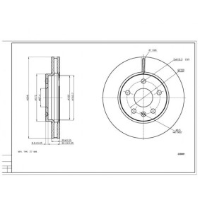 Achetez des Disque de frein HART 229 081 à prix pour 41,75 €