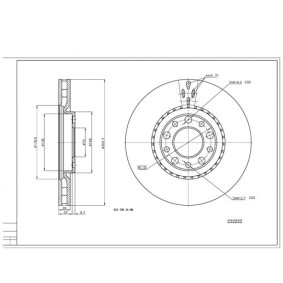 Achetez des Disque de frein HART 232 222 à prix pour 36,23 €