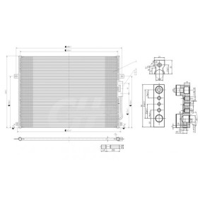 Achetez des Condenseur, climatisation HART 606 066 à prix pour 102,56 €