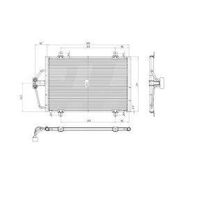 Achetez des Condenseur, climatisation HART 606 400 à prix pour 81,38 €