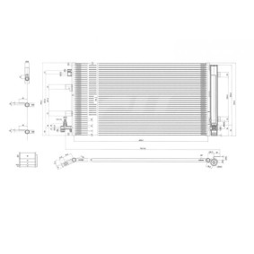 Achetez des Condenseur, climatisation HART 612 264 à prix pour 109,78 €