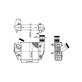 Kjøp Intercooler av HART 612 713 til den lave prisen 1275,24 NOK