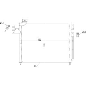 Comprar Condensador, aire acondicionado de HART 614 542 a bajo precio de 97,77 €