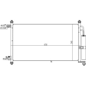 Comprar Condensador, aire acondicionado de HART 619 551 a bajo precio de 101,20 €