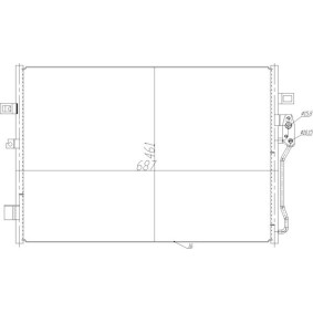 Achetez des Condenseur, climatisation HART 621 609 à prix pour 131,36 €