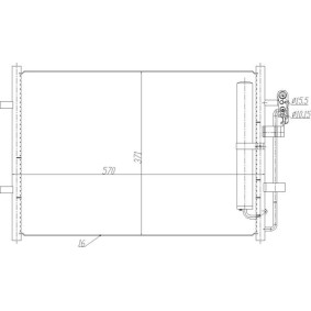 Comprar Condensador, aire acondicionado de HART 623 923 a bajo precio de 110,83 €