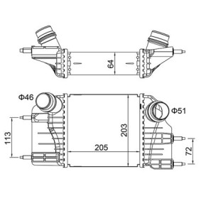 Comprar Intercooler de HART 630 306 a bajo precio de 110,77 €