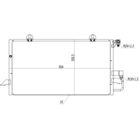 Comprar Condensador, aire acondicionado de HART 636 960 a bajo precio de 104,69 €