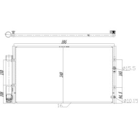 Comprar Condensador, aire acondicionado de HART 725 098 a bajo precio de 116,54 €