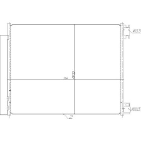 Achetez des Condenseur, climatisation HART 725 106 à prix pour 113,81 €