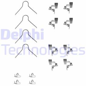 Compre Kit de acessórios, pastilhas de travão da DELPHI LX0062 a um preço baixo por 10,91 €
