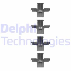 Compre Kit de acessórios, pastilhas de travão de DELPHI online para PATROL Hardtop (K160) a preços moderados