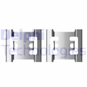 Achetez des Kit d'accessoires, plaquette de frein à disque de chez DELPHI en ligne pour Movano Mk1 (A) Camion à Plateau / Châssis (X70) à prix modérés