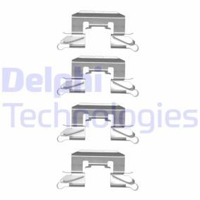 Acquista Kit accessori, pastiglia freno da DELPHI online per 2 Tre volumi (DE) a prezzi moderati
