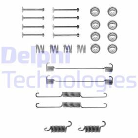 Achetez des Kit d'accessoires mâchoires de frein de chez DELPHI en ligne pour Escort Mk1 Berline (AFH, ATH) à prix modérés
