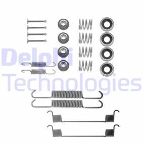 Compre Kit de acessórios, maxilas do travão de DELPHI online para SUNNY (140Y, 150Y) a preços moderados