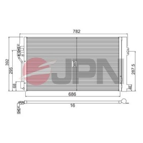 Acquista Condensatore climatizzatore da JPN 60C9104-JPN a buon mercato per soli 92,32 €