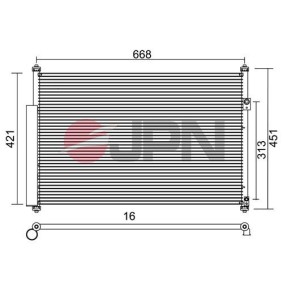 Acquista Condensatore climatizzatore da JPN 60C9130-JPN a buon mercato per soli 120,87 €