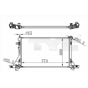 Kühler, Motorkühlung 728-0064 von TYC günstig für 127,01 € online kaufen