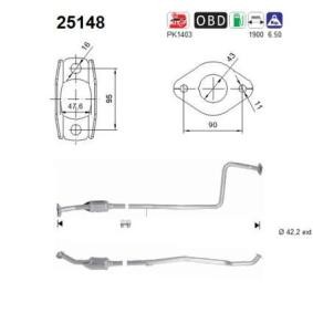 Compre Catalizador de AS online para 2 Hatchback (DE_, DH_3) a precios moderados