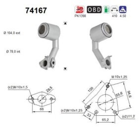 Katalysator 74167 von AS günstig für 392,61 € online kaufen