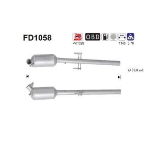 Partikelfilter (DPF) FD1058 von AS günstig für 447,49 € online kaufen