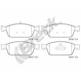 Achetez des Plaquettes de frein BRECK 25736 00 701 00 à prix pour 57,23 €