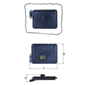 Achetez des Kit de filtre hydraulique, boîte automatique MAHLE ORIGINAL HX 254D à prix pour 55,11 €