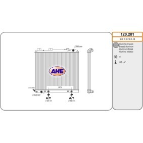 Compre Radiador, arrefecimento do motor da AHE 120.201 a um preço baixo por 382,14 €