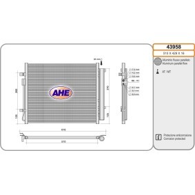 Klimakondensator 43958 von AHE günstig für 222,88 € online kaufen